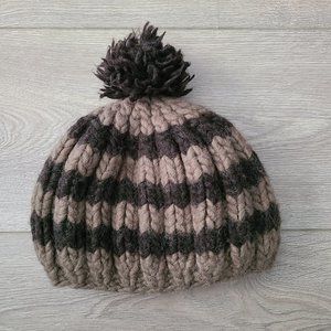 Eugenia Kim Striped Wool Blend Beanie hat